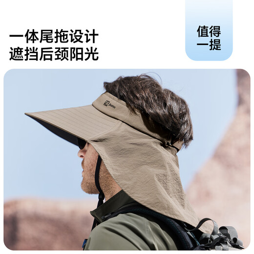 JIUMU sun protection hat men's sun hat sun hat hollow hat cool hat hiking hat fishing hat summer anti-UV hat