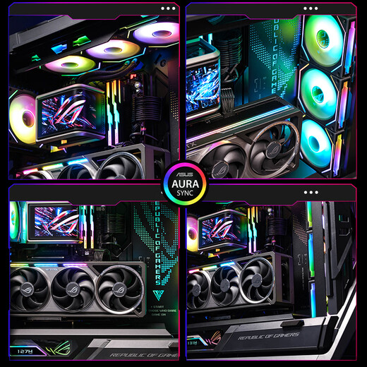 ASUS RTX5090 Night God graphics card 9800X3D 9950X3D host ROG Family Bucket Genesis God flagship host desktop e-sports game console assembly machine computer complete machine R9 9950X3D+RTX5090 Night God丨four