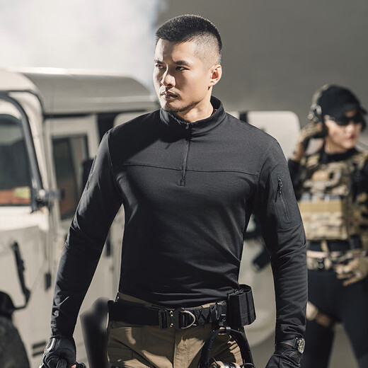 Dragon Tooth third generation defender lightweight stand-up collar fleece sweater warm jacket men's outdoor leisure sports slim tactical jacket abyss blue M 175/96A 141-156Jin Jin is equal to 0.5 kg