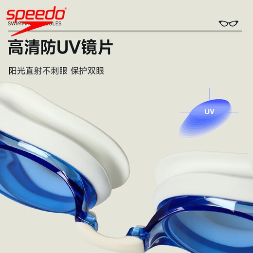 Speedo Japanese imported swimming goggles Flying Fish 3rd generation waterproof and anti-fog HD men's and women's large frame professional swimming goggles wide field of view black/dark gray 80% of customers choose imported Flying Fish 3rd generation a good healthy companion