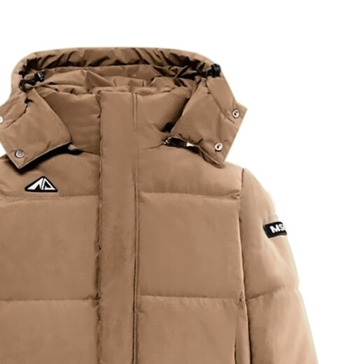 
Flying in the snow in autumn and winter new fashionable casual and versatile women's long solid color hooded warm down jacket for women Coffee brown S 160/84A