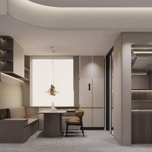 Oppein wardrobe customization ENF-level environmentally friendly Nordic style whole house furniture customization Yuelife single flat customization price