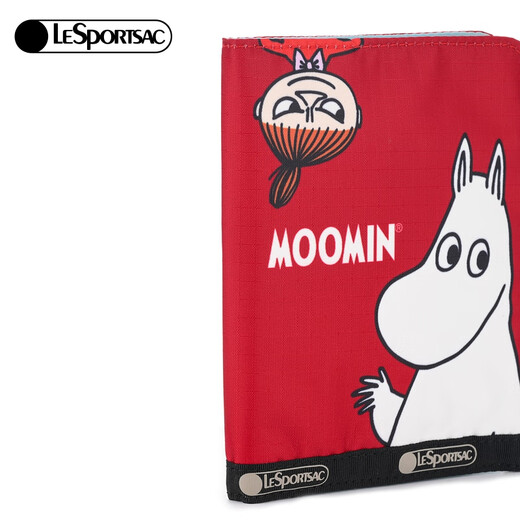 乐播诗（LeSportsac）新款姆明联名时尚吸睛护照夹卡通手拿包 姆明和亚美