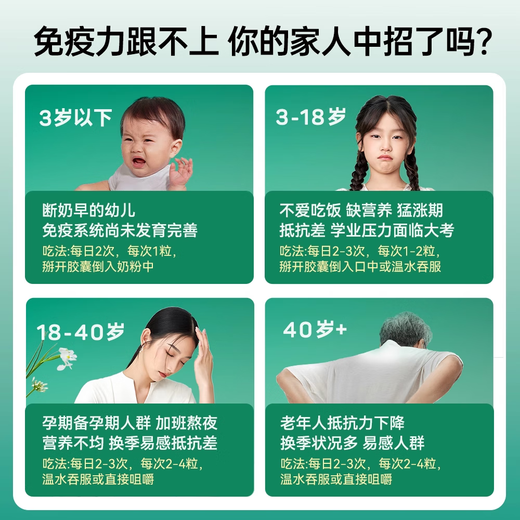 
Tianmeijian Naijieer brand colostrum capsule beef colostrum immunoglobulin children enhance immunity and improve resistance W 120 capsules * 1 box [enhance immunity]