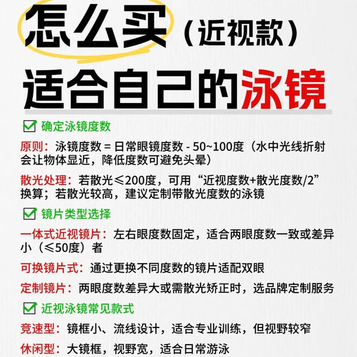 ViewHigh myopia swimming goggles waterproof 10 times anti-fog high definition men's and women's diving equipment casual swimming goggles V580ASA