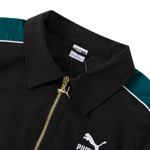 彪马（PUMA）官方舰店女装 2025夏新款运动服跑步健身训练服休闲时尚翻领夹克 629113-01 S