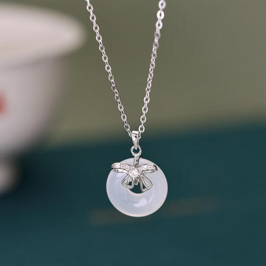 Laomiao 999 Sterling Silber Chalcedon