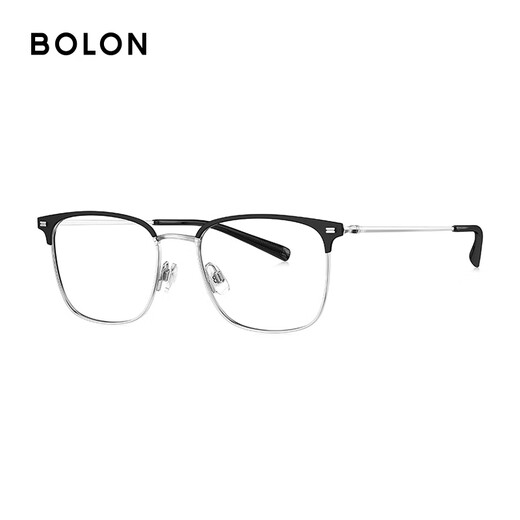 BOLON暴龙近视眼镜25年王鹤棣同款新品钛框男复古休闲镜框BA7009 B15