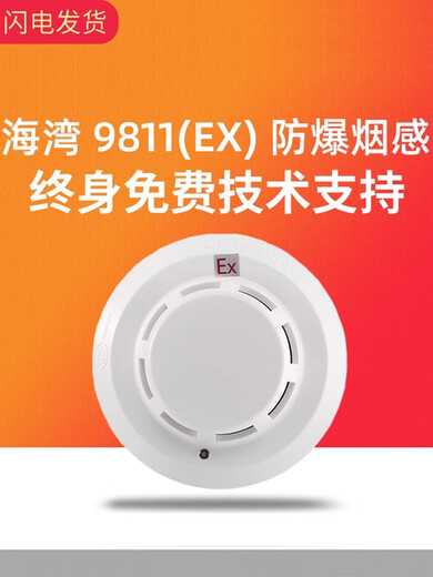 Bay explosion-proof smoke detector JTY-GM-GSTN9811(Ex) coded point type photoelectric smoke sensor temperature fire white