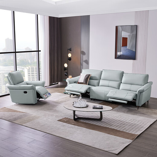 
CHEERS [offline store style] First class modern simple leather electric function zero wall sofa 11167 electric single seat - cream orange delayed delivery (see customer service for details)
