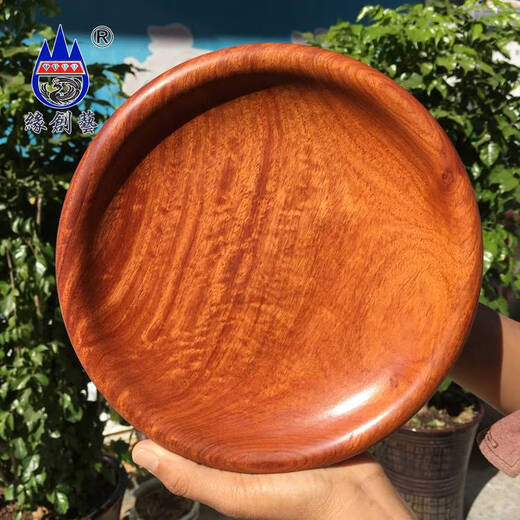 Yusenyi Papaya фруктовая тарелка цельная древесная гостиная на рабочем столе хранилище сплошная древесина маленькая тарелка № 9794 v Дефектная тонкая текстура фруктовая тарелка кружево