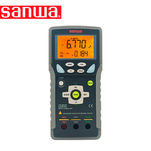 SANWA Digital Multímetro PC20 Japonés SANHE Multímetro de alta precisión multifunción LCR701 (Identificar automáticamente la función L/C/R)