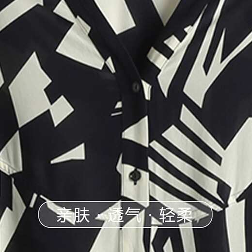 OLJ High-End-Marke Seidenkleid für Frauen im Sommer 2025 Neues französisches hüftgepacktes Retro-Temperament Mulberry Seidenrock Schwarz und Weiß M Empfohlen Gewicht 90-115 Jin [Jin entspricht 0,5 kg]
