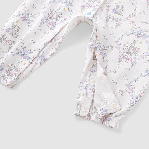 英氏（YEEHOO）婴儿衣服四季连体衣男女童长袖爬服7A抑菌新生儿衣服