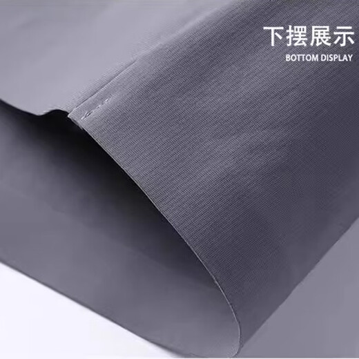 EQJ高档品牌冰丝薄款男士休闲西装外套夏季时尚免烫透气舒适简约 浅灰 XL (建议135-155斤)