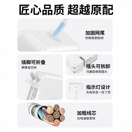 Original geeignet für Apple Laptop Ladegerät MacBookair Pro Power Adapter Magnetic Head MAC Ladekabel A1466A1278A1370A1502A13 Überprüfen Sie dieses Bild, bevor Sie eine Bestellung für eine Übereinstimmung aufgeben, um eine Übereinstimmung zu finden