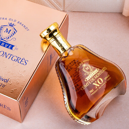 蒙特斯伯爵法国酒庄白兰地XO 700ml 40度 法国原瓶原装进口 正品洋酒送礼 蒙特斯伯爵珍藏XO 700mL 1瓶 配礼盒