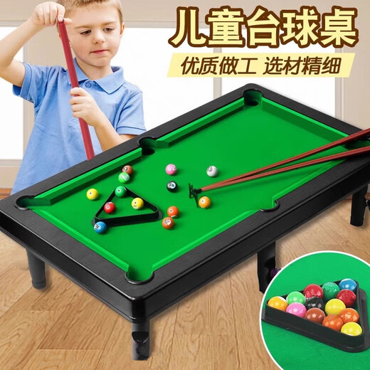 Shantou Lincun billiard table children's home small billiards boy mini educational parent-child interactive game birthday gift 27cm