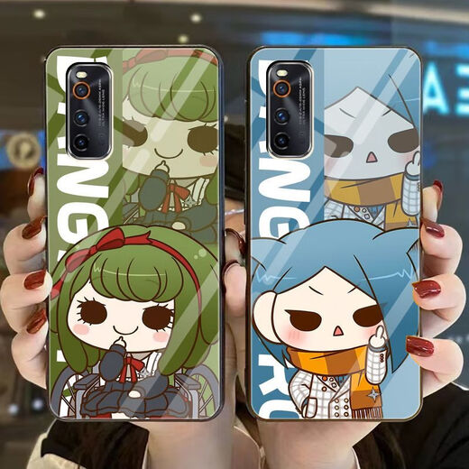 KYODO 鲸美多弹丸论破苗木诚雾切响子手机壳适用vivoiQOONeo9OPPOa2苹果13小米 v15885雾切响子--钢化玻璃壳 适用于苹果型号-记得发给客服