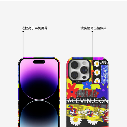 Minyan GD Daisy Shiny Film Mobiltelefon Fall für 16Promax Apple 14 Huawei P60 Honor 80 G-Dragon Vivo English Tag IQOO13 OnePlus 12 Xiaomi 15 Red Qq1047GD Daisy [harte Schale feines Loch glänzend] ohne magnetische Absorption iPhone 16 Pro