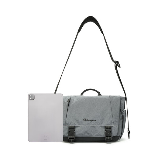 Champion Crossbody Bag 2025 Herbst Neue Postman -Bag Damen -Pendler -Umhängetasche für Männer lässig Computertasche dunkelgrau alle Größe