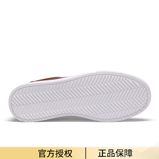 MNSMIN法国奢侈品男鞋高档四季款牛皮系带休闲小白鞋日常通勤板鞋时尚潮 棕色9225 38