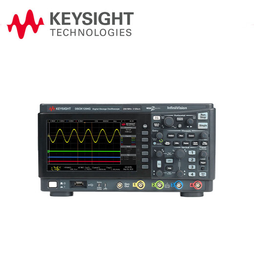 KEYSIGHT DSOX1204G desktop digital oscilloscope 200M/4 channels standard function generator/Bode plot