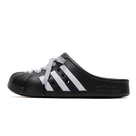 阿迪达斯 （adidas）官方舰店休闲鞋男鞋夏夏新款运动鞋户外透气洞洞鞋沙滩拖鞋 JH9848黑色 36.5