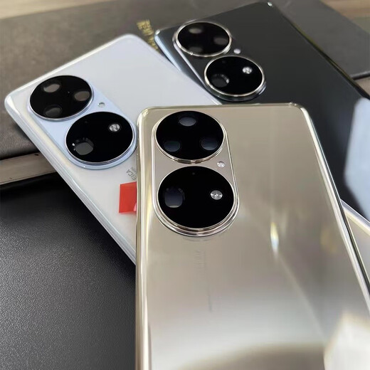 Suitable for Huawei P50Pro original glass back cover P50e original mobile phone back cover battery case pure original back screen P50pro obsidian gold black pure original disassembly 99 new installation