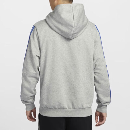 耐克（NIKE）卫衣男装上衣 2025秋季新款CNY龙年限定加绒休闲运动服连帽套头衫 HJ3882-063调色暗灰/淡象牙白 2XL