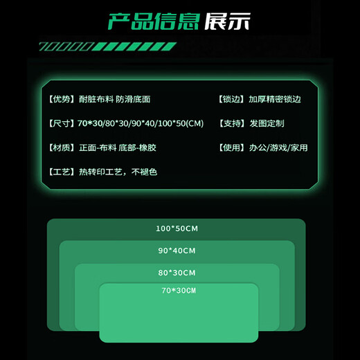 二次元鼠标垫超大动漫涂鸦墙系列电竞游戏专用滑鼠垫书桌办公桌垫 BD-3886 小鸟游六花 1200x600mm 3mm