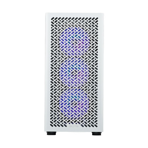 酷冷至尊（CoolerMaster）ELITE 502 白色 全塔电脑机箱 网状进气前面板/钢化玻璃侧板/标配120 ARGB风扇*3/支持420水冷