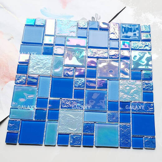 Yonghuan B&B Fantasy Color Swimming Pool Restaurant Kitchen Background Wall Blue Full Fantasy Color lt7027 48mm Grains 3030