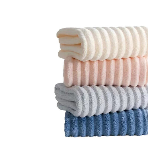 Kitchen and bathroom coral velvet towels are soft, water-absorbent and lint-free. Coral velvet is better than pure cotton. Adult facial towels for household use. Random color towels 30*60 2 pieces