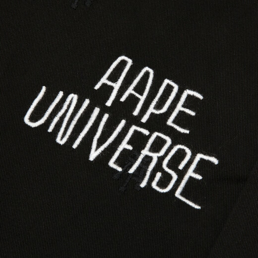 AAPE Flagship Store Herren Frühlings- und Sommermuster Stickerei Multi-Pocket Casual Trendy Shorts B691XXO BKX/Black S