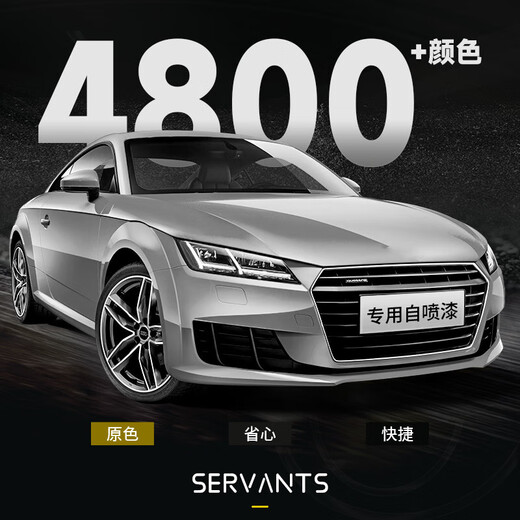 Pute car self-painting paint surface scratch repair special artifact hand spray paint anti-rust repair paint surface pearl white + varnish