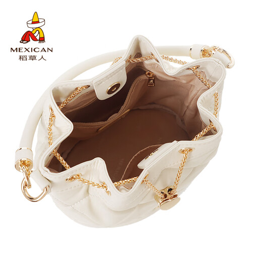Scarecrow Bag Women's Bag 2025 New Handbag Women's One-Shoulder Crossbody Bag Valentine's Day Birthday Gift Practical Gift for Girlfriend Rice White
