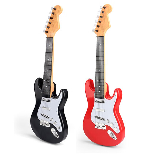 Les enfants de grande taille de Yucheng peuvent jouer des garçons et des filles simulées ukulélé guitare jouet music en première place de la version indépendante de chargement de guitare électronique noire noire noire