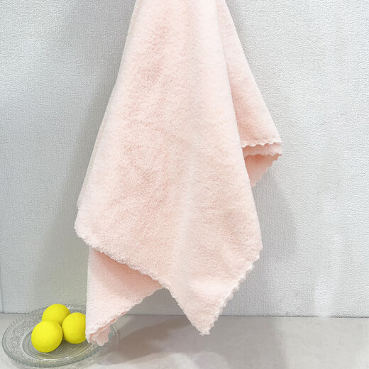 Special towel for pets, absorbent and quick-drying, cat bathing, thickened bath towel, dog Teddy Bichon, small towel for wiping water, 1 pink square towel (25*25cm)