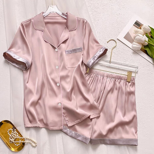 采雷克莱感夏季小清新短袖短裤甜美可爱家居服学生宿舍套装可外穿批发 套WLW9226# XL 【建议115-130斤】