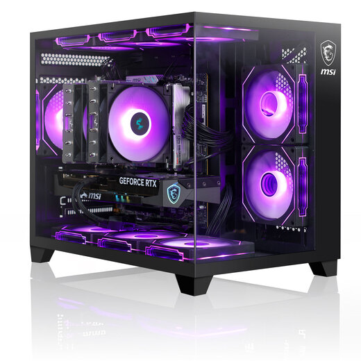 MSI's new Intel Core ultra5 245KF i5 14600KF RTX5060TI 5070 e-sports game console DIY assembly computer complete computer desktop assembly machine 14600KF+MSI 5060TI|2K high-end configuration seven