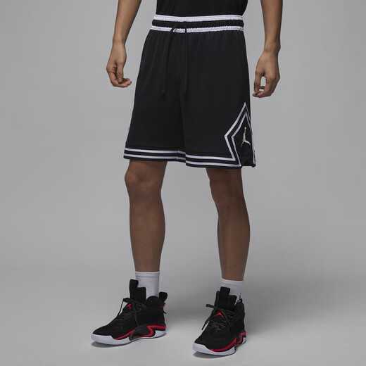Nike (Nike) Jordan Offizieller Nike Jordan Herren-Schnellrocknetz-Shorts Basketball Sporthosen atmungsaktiv und leichtes HF9911 206 Garcinia/Black/Black XL