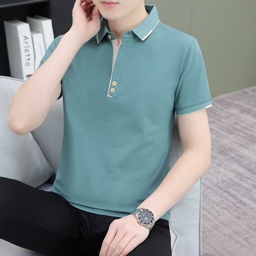 Septwolves (Septwolves) (Septwolves) Lapel Summer's Men's с коротки