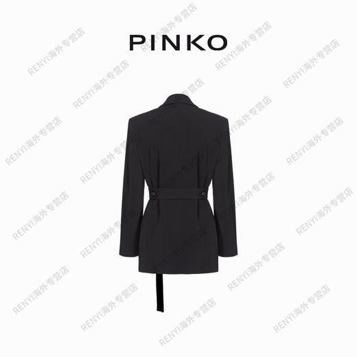 PINKO Women's Mid-Length Lace-up Blazer Official Flagship Authentic 99 One Size 40