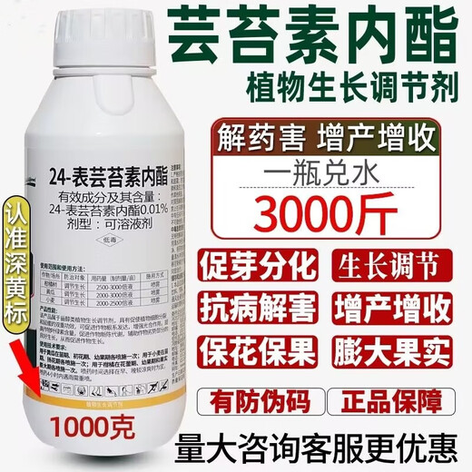 Brassinolide high fast-acting brassinolide rice plant growth regulator auxin water-soluble foliar fertilizer 1000g