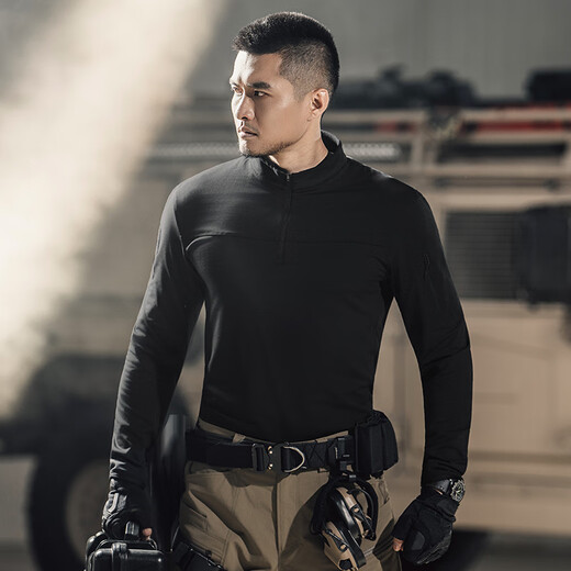 Dragon Tooth third generation defender lightweight stand-up collar fleece sweater warm jacket men's outdoor leisure sports slim tactical jacket abyss blue M 175/96A 141-156Jin Jin is equal to 0.5 kg