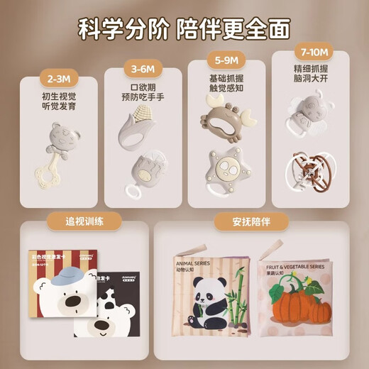 Shangyun rattle full moon gift hand rattle baby supplies toys infant newborn meeting gift 0-6 months baby