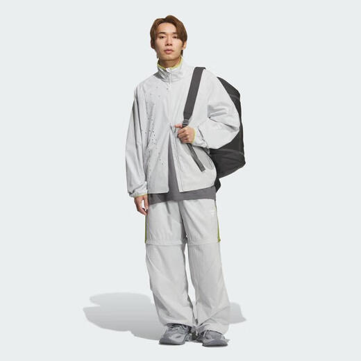 
adidas [Adidas] 2025 men's FUSTL M WV JKT1 stand-up collar sports casual jacket jacket KC6064 S