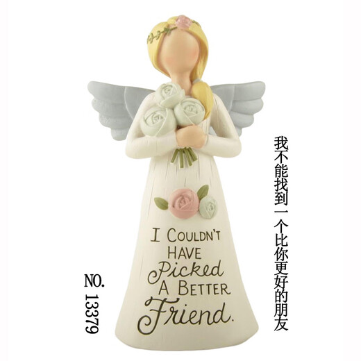 Jedes Stück hat eine besondere Bedeutung, origineller handgefertigter Charakter, niedliche Engel-Desktop-Dekoration, Heimoutfit, Geburtstagsgeschenk, Lotusfarbe 13586