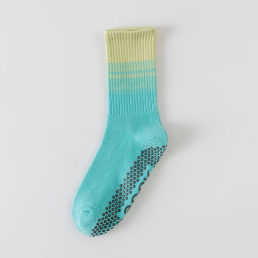Professional non-slip yoga socks for women, fitness dance socks, aerobics sports socks, mid-length Pilates special socks, five colors, one pair each, 5 pairs